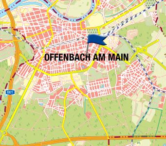 Offenbach am Main Stadtplan