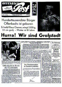 Offenbach Post: Hurra! Wir sind Großstadt. Offenbach im 20. Jh. 
