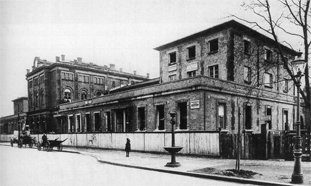 Bahnhof Offenbach im 19. Jah.